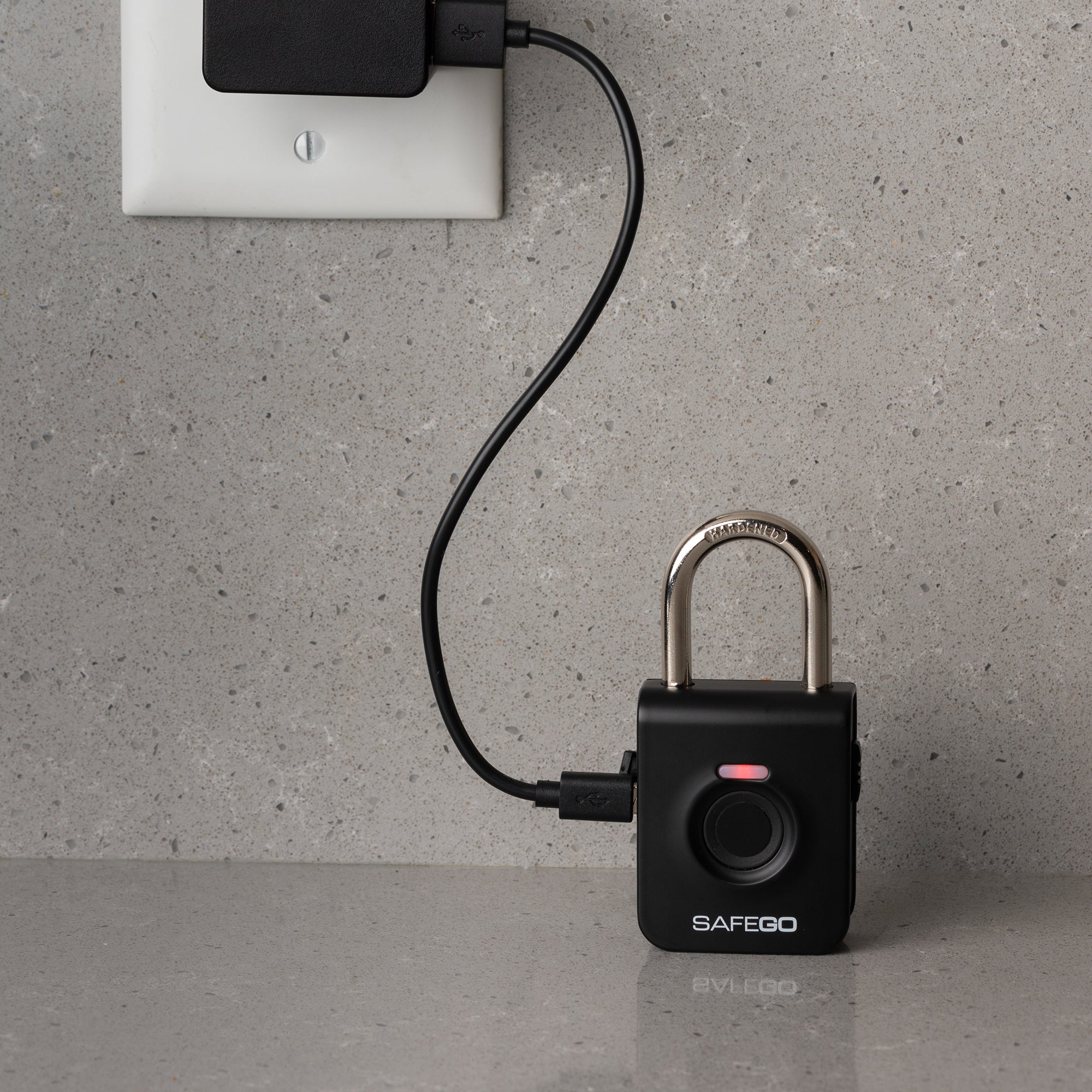 Fingerprint + Combination Padlock - SAFEGO.