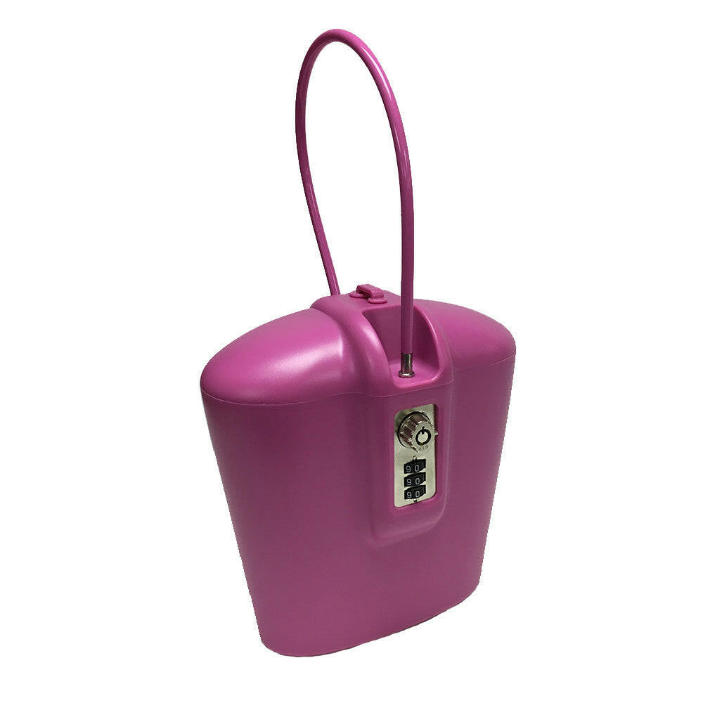 Protective Pink Portable Safe -  SAFEGO.
