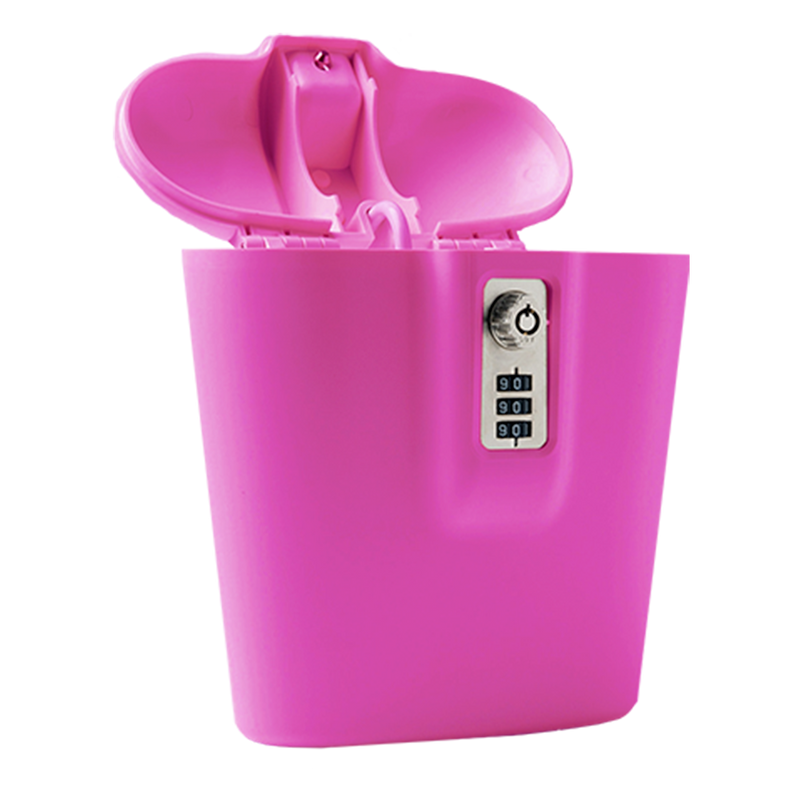 Protective Pink Portable Safe