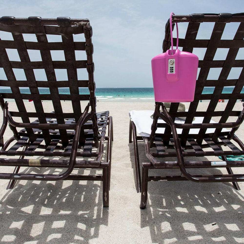Protective Pink Portable Safe -  SAFEGO.