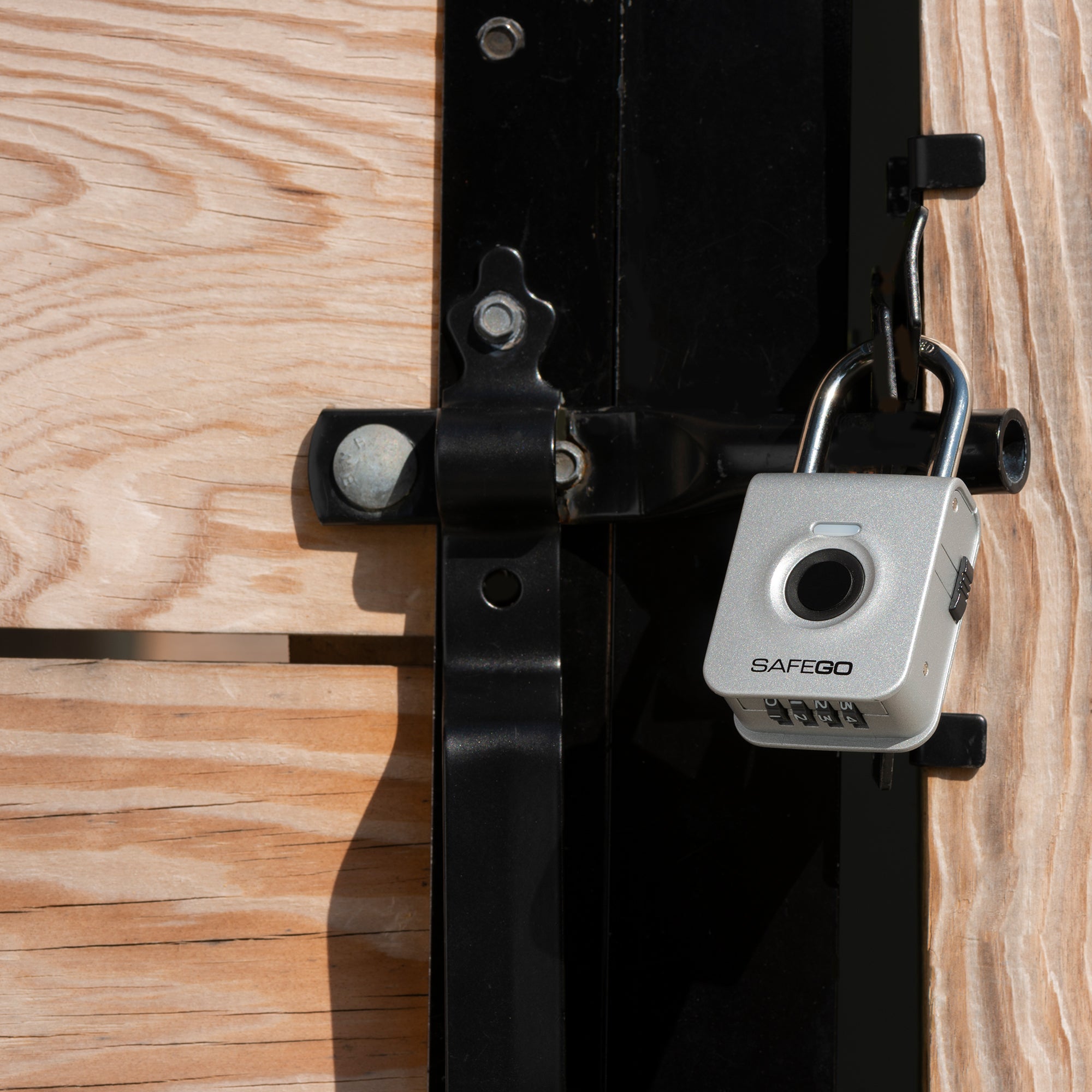 Fingerprint + Combination Padlock