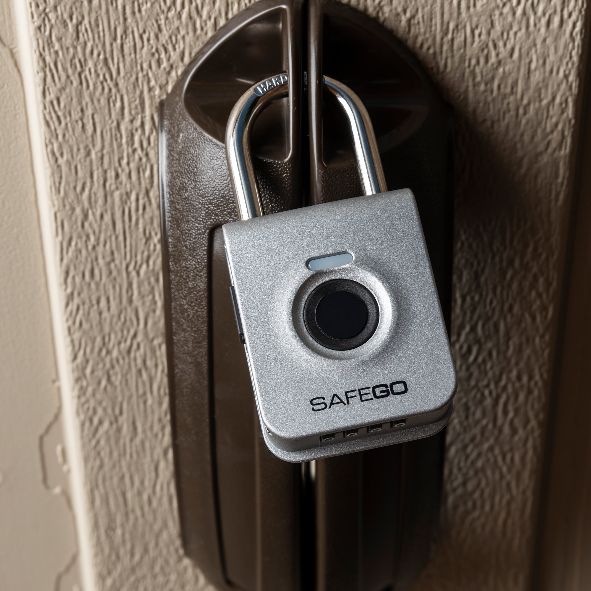 Fingerprint + Combination Padlock